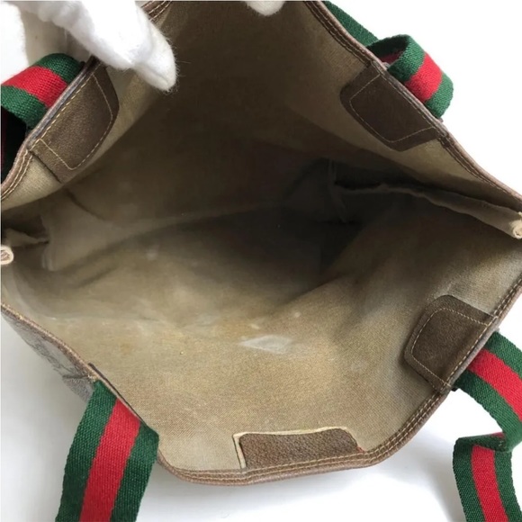 Authentic Sherry Gucci Tote. Gently used with minimal used. - Picture 7 of 10